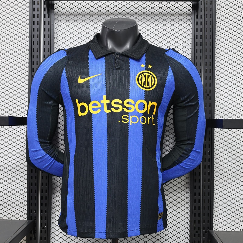 AAA Quality Inter Milan 26/27 Home Long Soccer Jersey(Player)